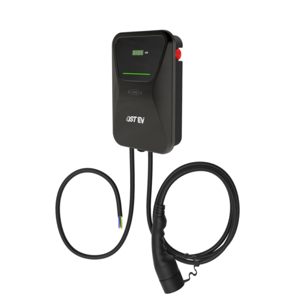 QSTEV-AI-FLS Type 2 22kW EV Home Intelligent Charging LED with DLM - Image 2