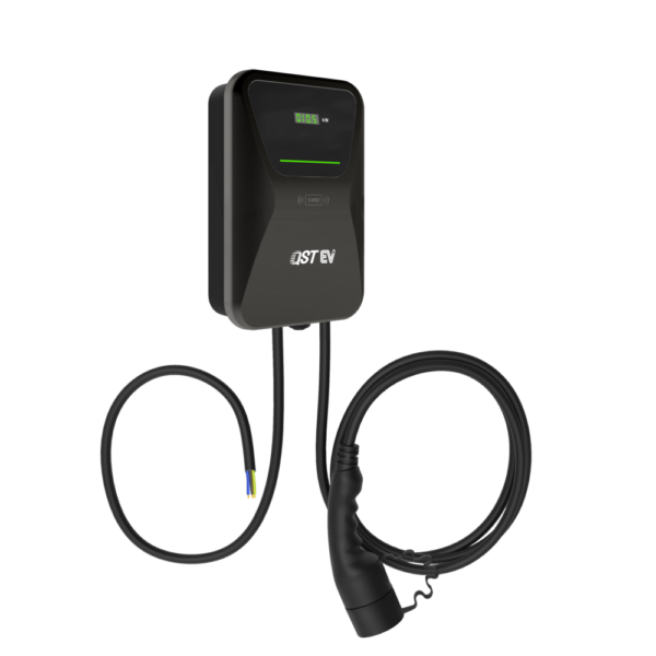 QSTEV-AI-FLS Type 2 22kW EV Home Intelligent Charging LED with DLM - Image 3