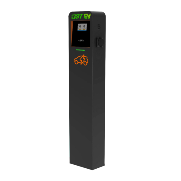 QSTEV-AI-CDRDT Twin Pedestal Public Series  EV AC charger