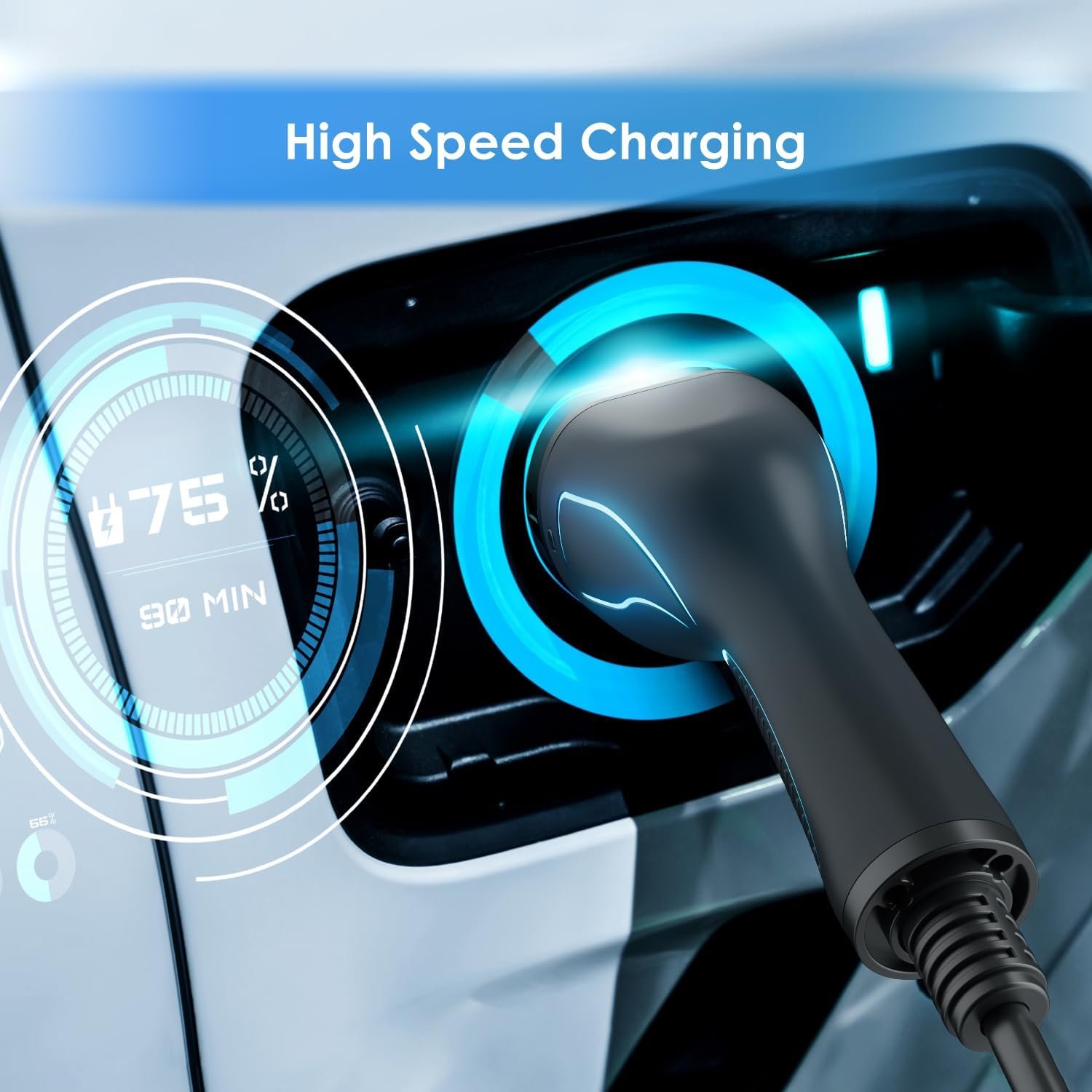 QSTEV-AI-CDDS EU Public Series Dual EV Charger Wallbox 14KW/22KW/44KW with Sockets and Mid Meter Displaypy) - Image 4